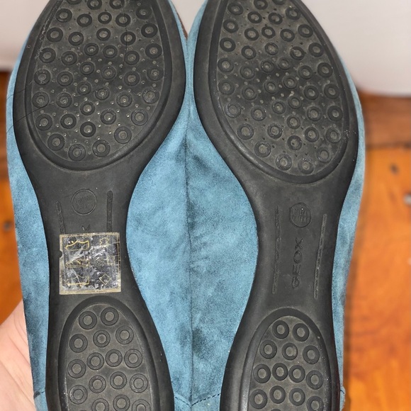 Geox Respira leather flats Sz 38 8 women’s - Picture 3 of 4